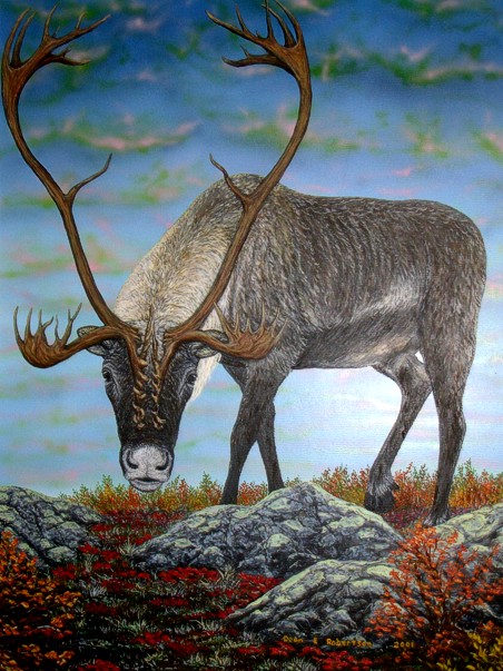 caribou painting